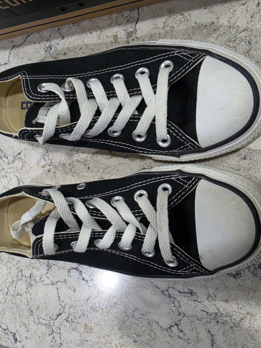 Converse Chuck Taylor All Star Low Top Sneakers - Black - Picture 2 of 5